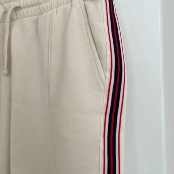 Cream The Iconic Stripe Racer Aritzia Tna Sweatpants [Small] - Picture 4 of 6